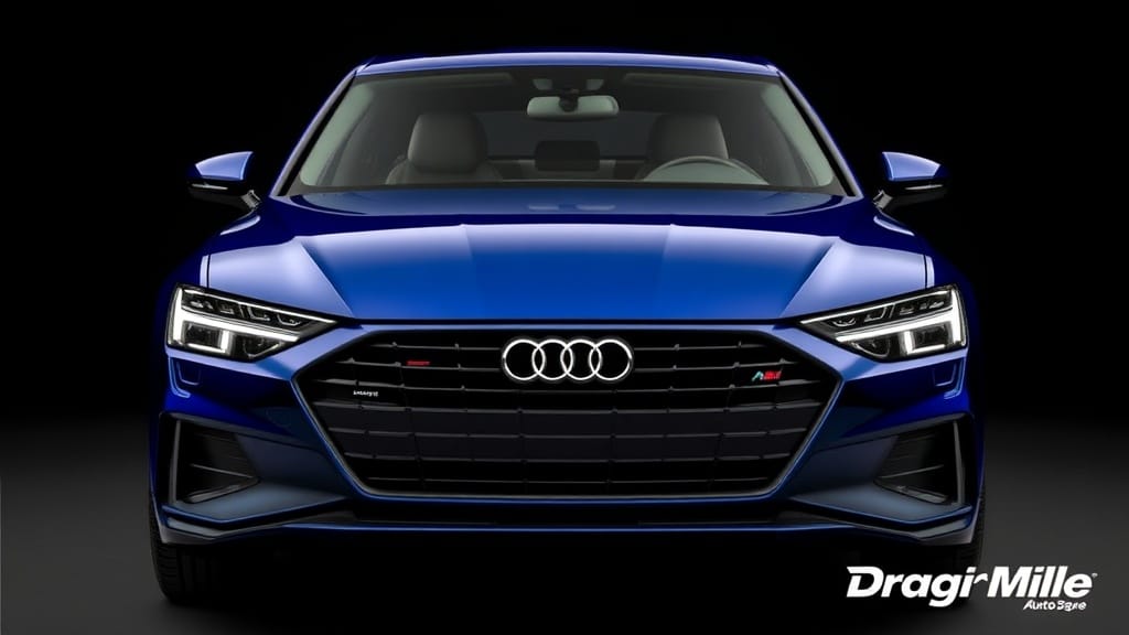 Audi A6 2023 side view for performance comparison