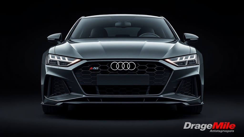 Audi RS7 2023 side view for performance comparison