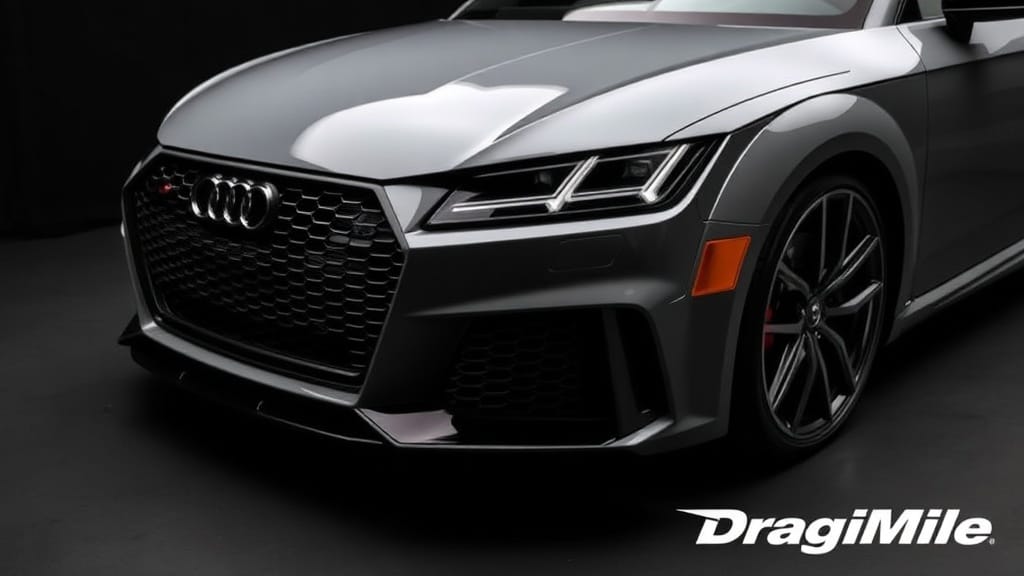 Audi Tt RS 2022 side view for performance comparison