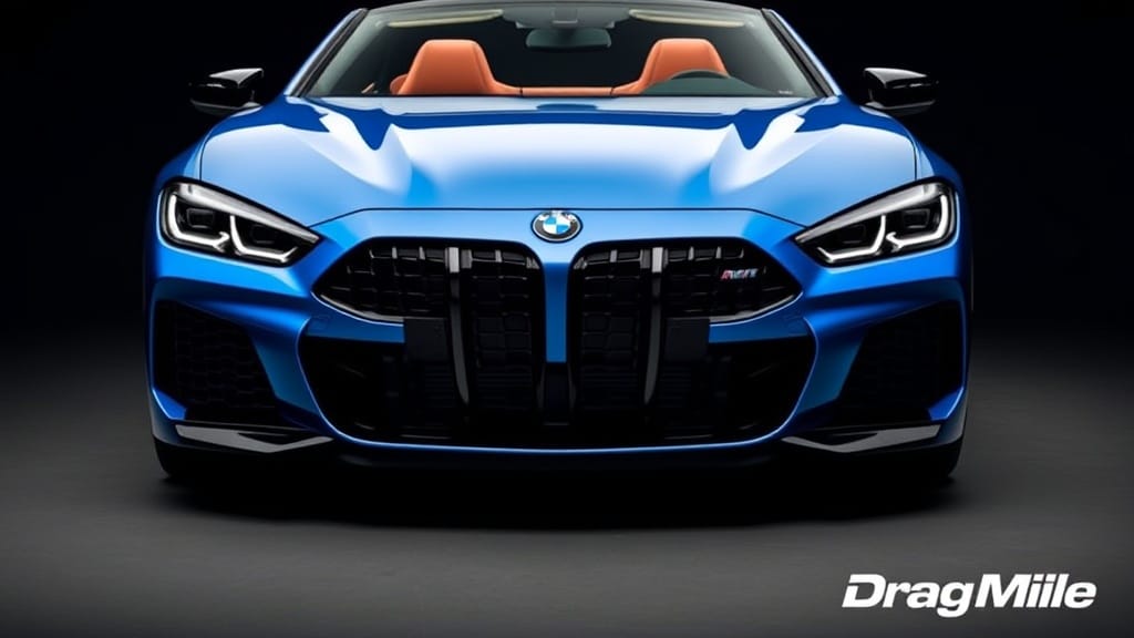 BMW 8 F91 Convertible 2019 side view for performance comparison
