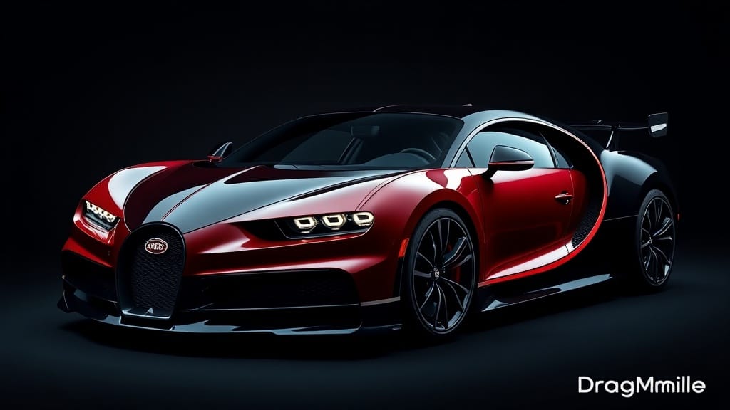 Bugatti Chiron 2026 side view for performance comparison