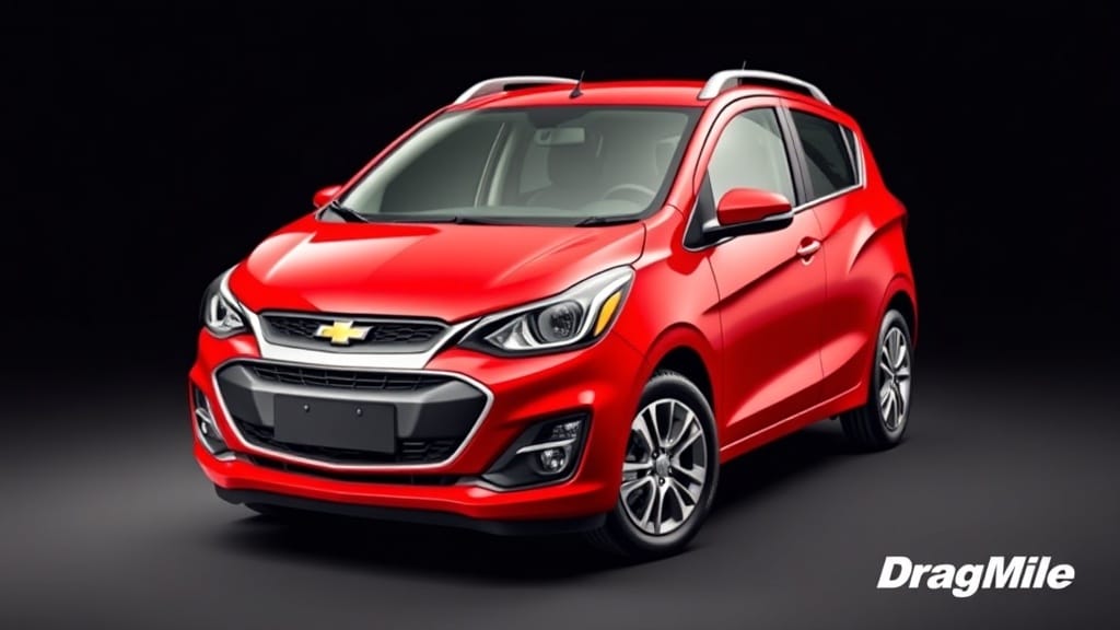Chevrolet Spark 2022 side view for performance comparison