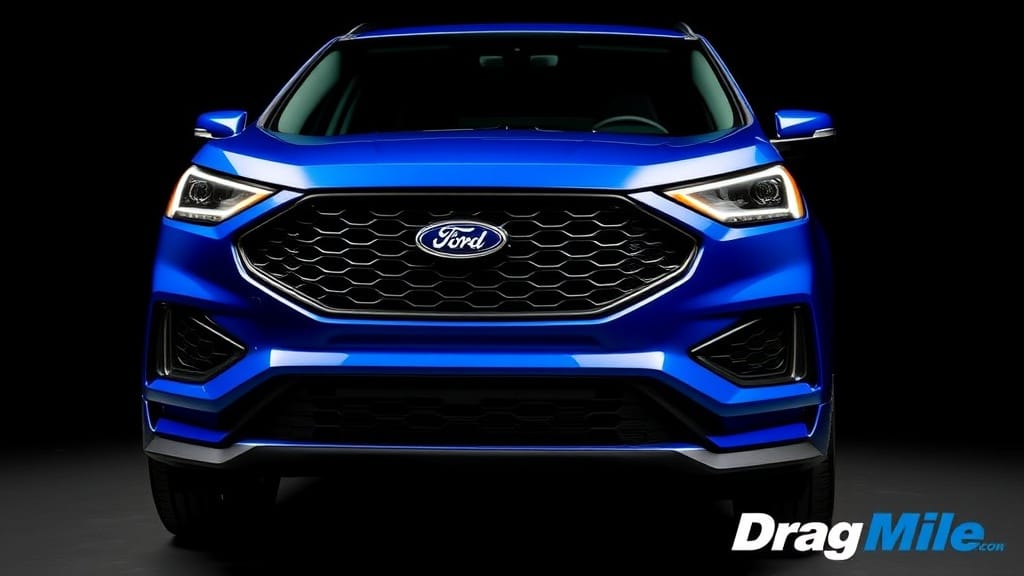 Ford Edge ST 2020 side view for performance comparison