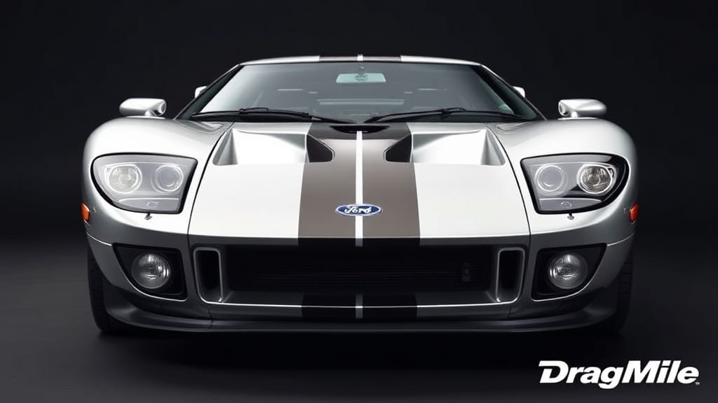 Ford GT 2006 side view for performance comparison