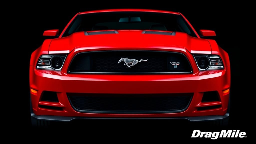 Ford Mustang GT 2014 side view for performance comparison