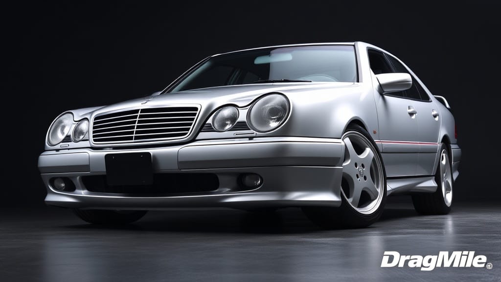 Mercedes-Benz S55 AMG 1999 side view for performance comparison