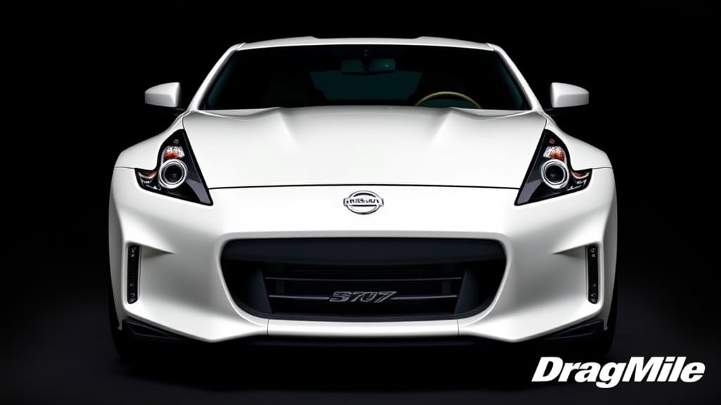 Nissan 370z 2020 side view for performance comparison