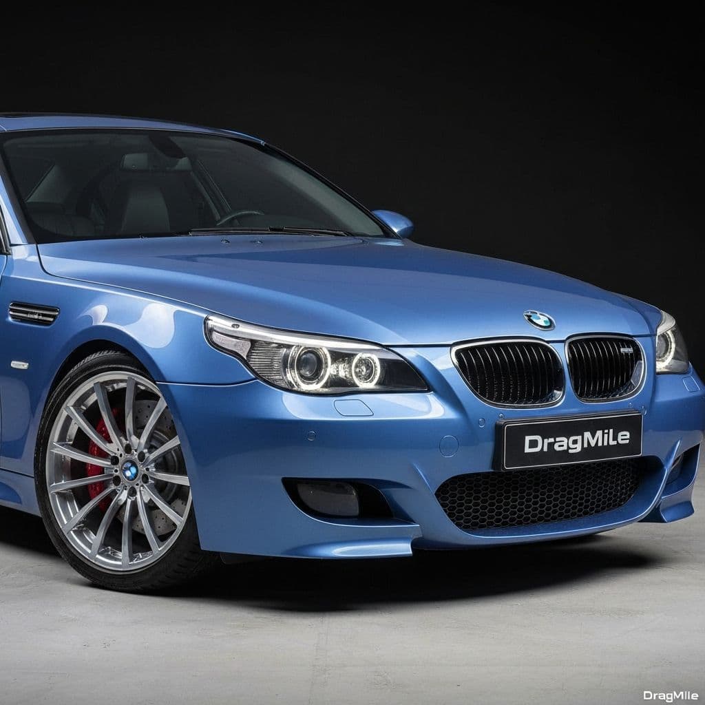 BMW M5 e60 2005 performance car for drag racing