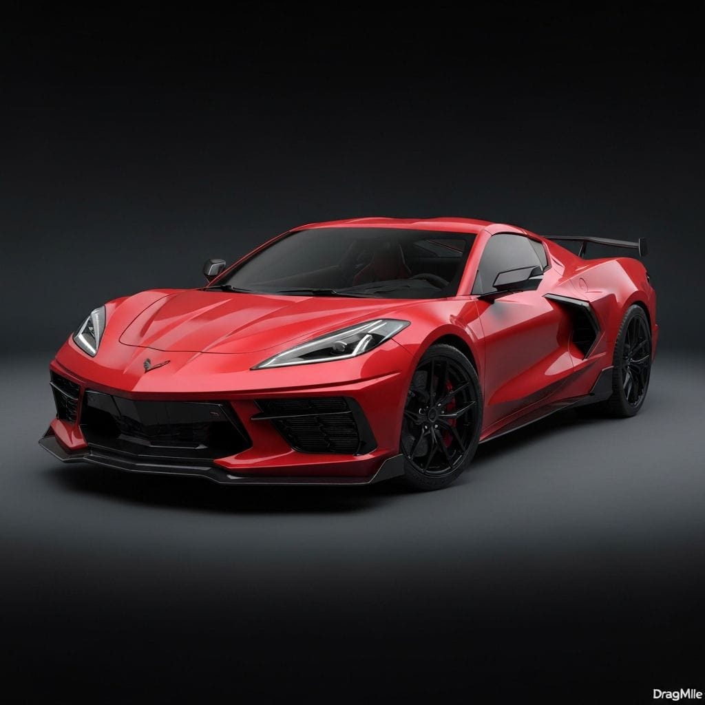 Chevrolet Corvette Z06 2023 side view for performance comparison