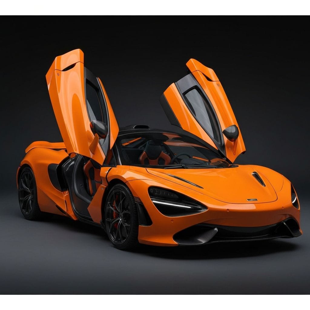 McLaren 720S 2020 side view for performance comparison