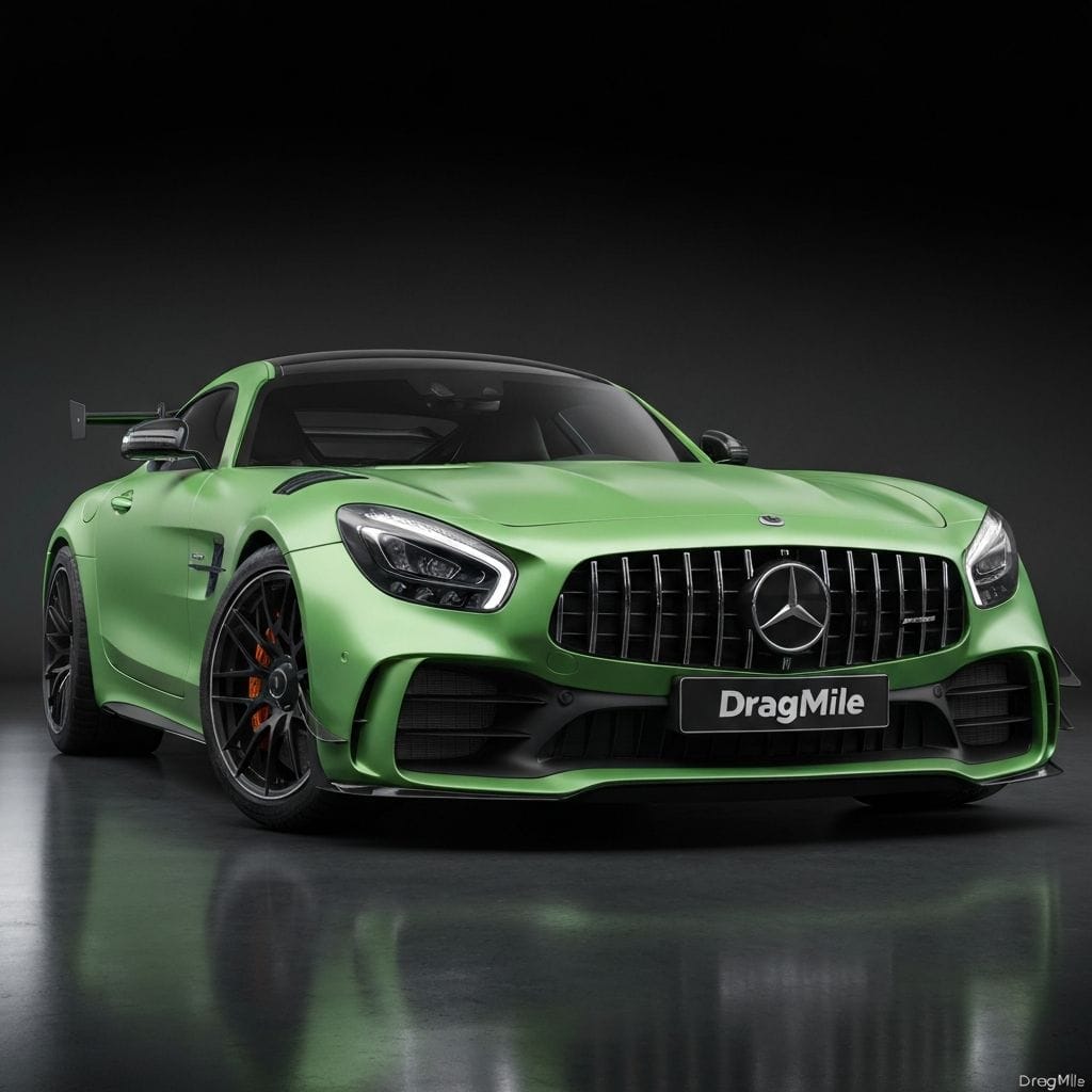 Mercedes-AMG GT R 2020 side view for performance comparison