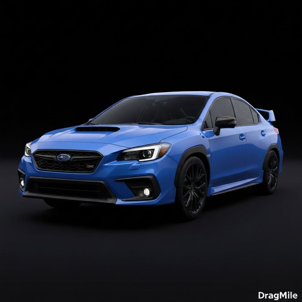 Subaru WRX 2022 side view for performance comparison