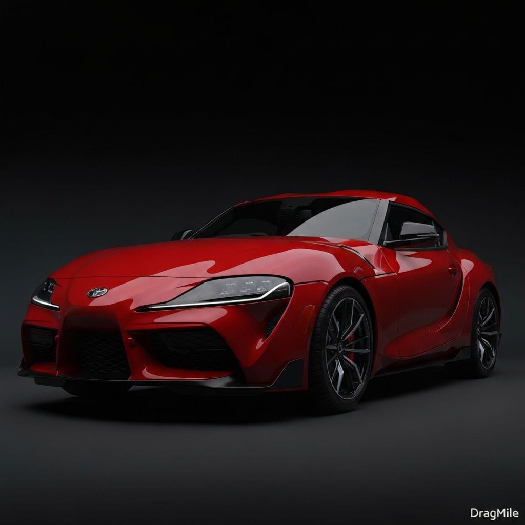 Toyota GR Supra 2020 side view for performance comparison