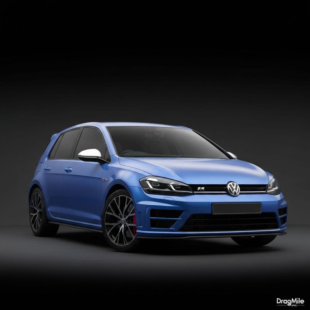 Volkswagen Golf 7 R 2019 performance car for drag racing