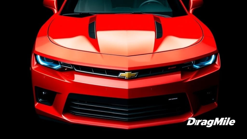 Chevrolet Camaro SS 2015 side view for performance comparison