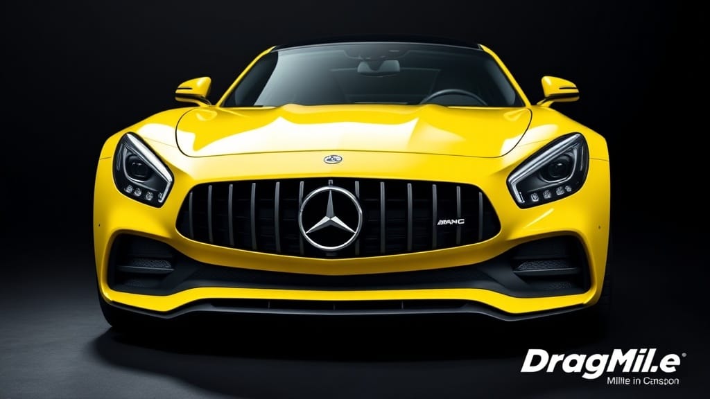 Mercedes-Benz GT C 2018 side view for performance comparison